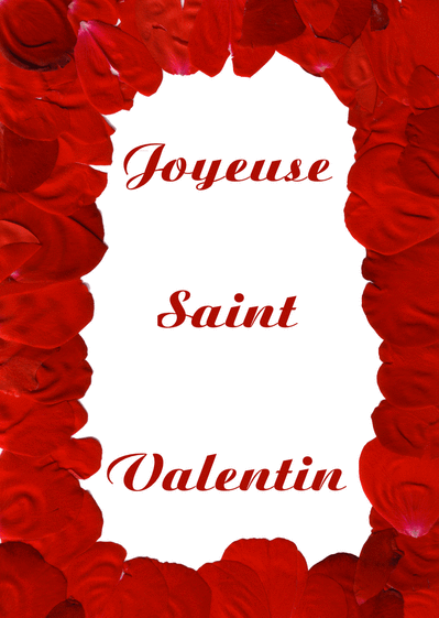 Carte Joyeuse Saint Valentin : Envoyer une Carte Saint 